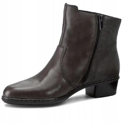 RIEKER buty, botki damskie skórzane Y0769 Rozmiar 41