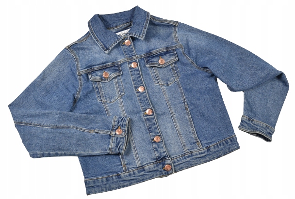 P7 DETSKÁ BUNDA DENIM 158