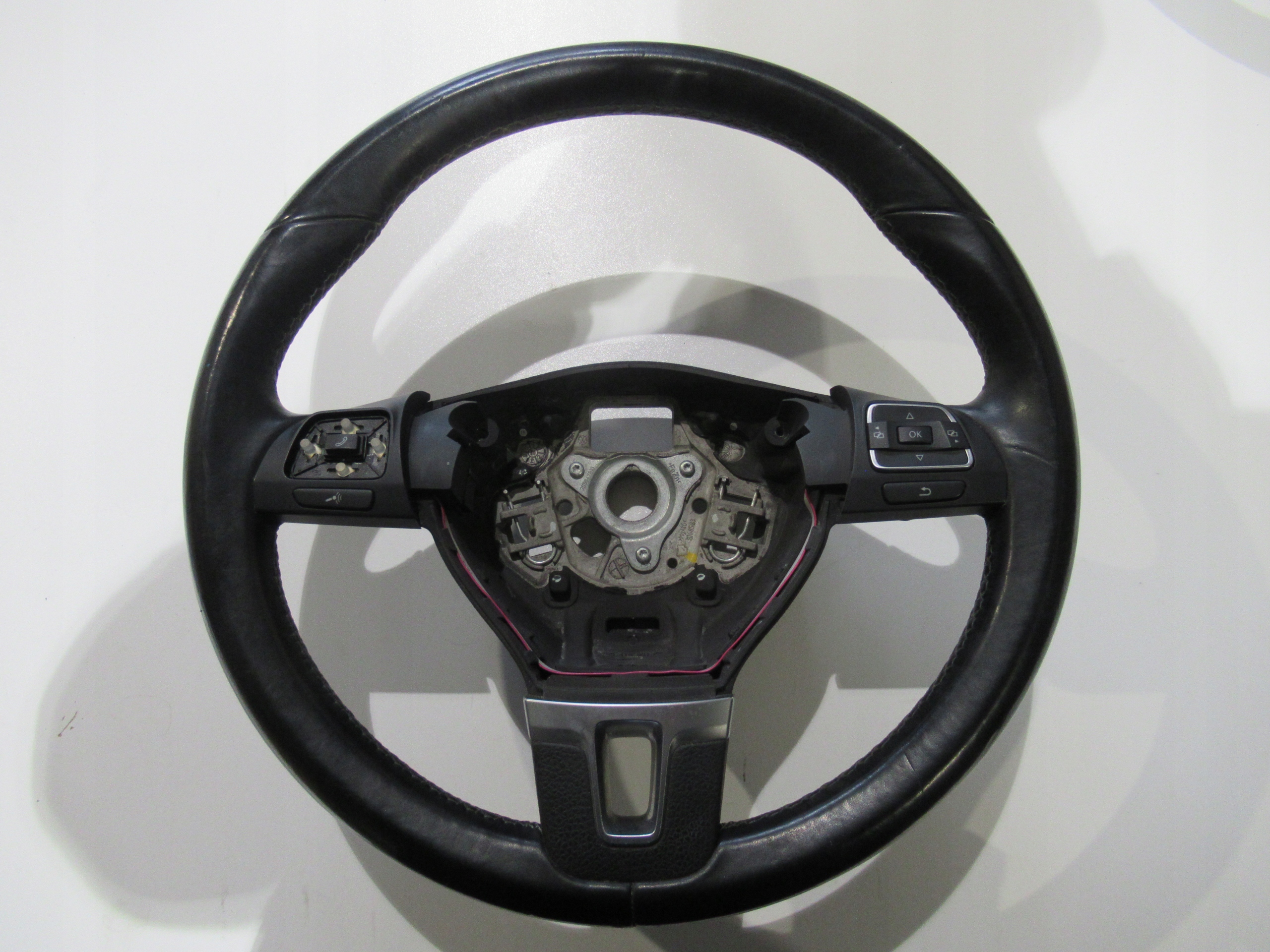 T5 LIFT steering wheel, MULTIFUNKCJA leather 7E0419091XX