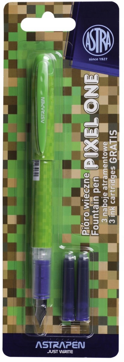 PIXELE PIÓRO WIECZNE NA NABOJE dla chłopaka+naboje Kod producenta 156460