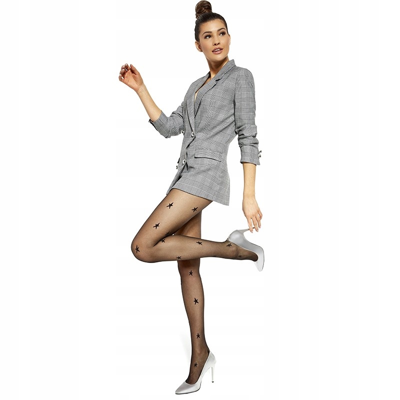 ADRIAN ESTRELLA Rajstopy Wzorowane 20 Den r.2