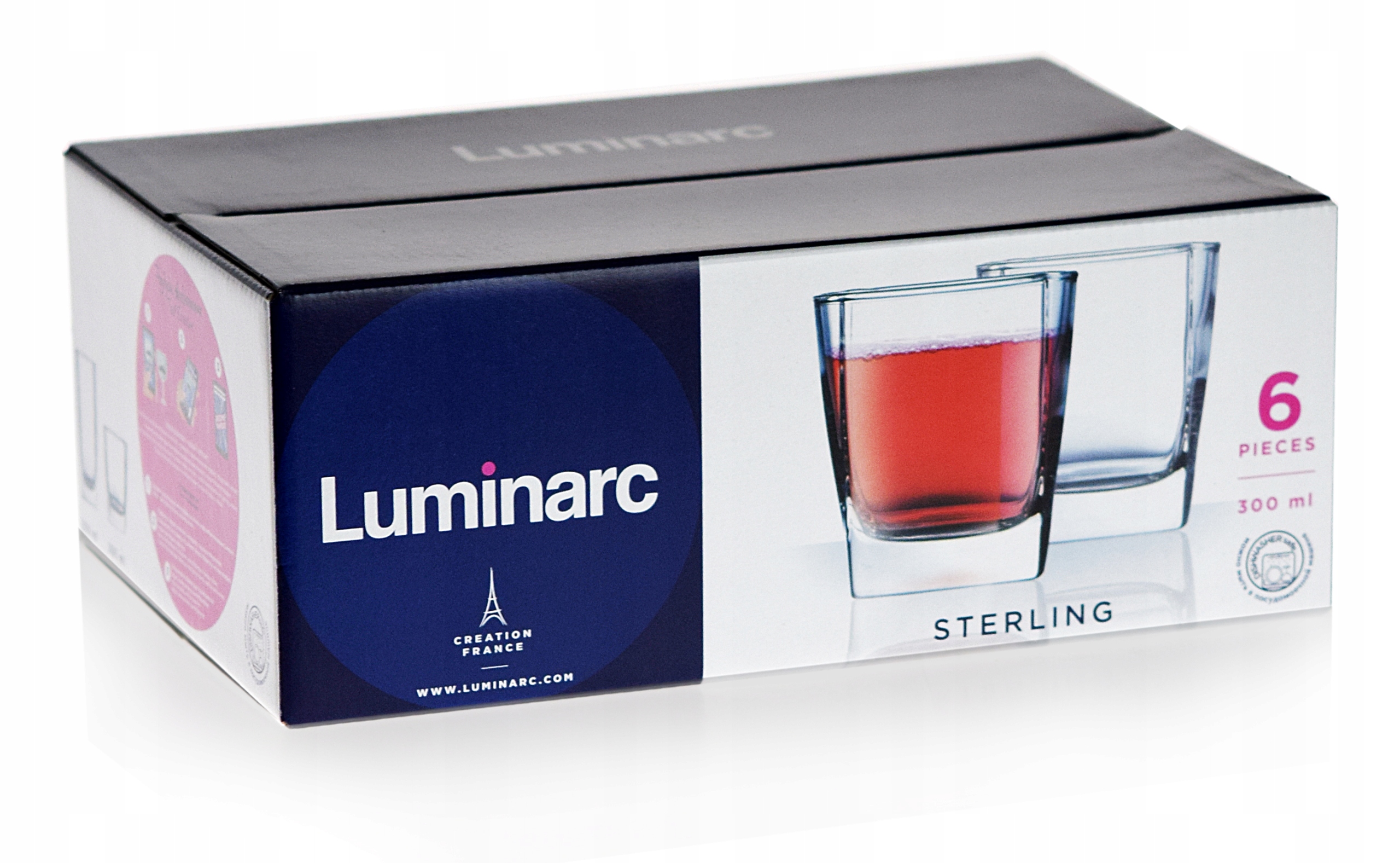 

Niskie szklanki do whisky drinków Luminarc 300ml