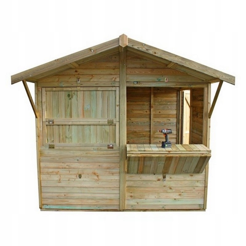 Stragan handlowy na jarmarki festyny kram, domek drewniany Producent inna