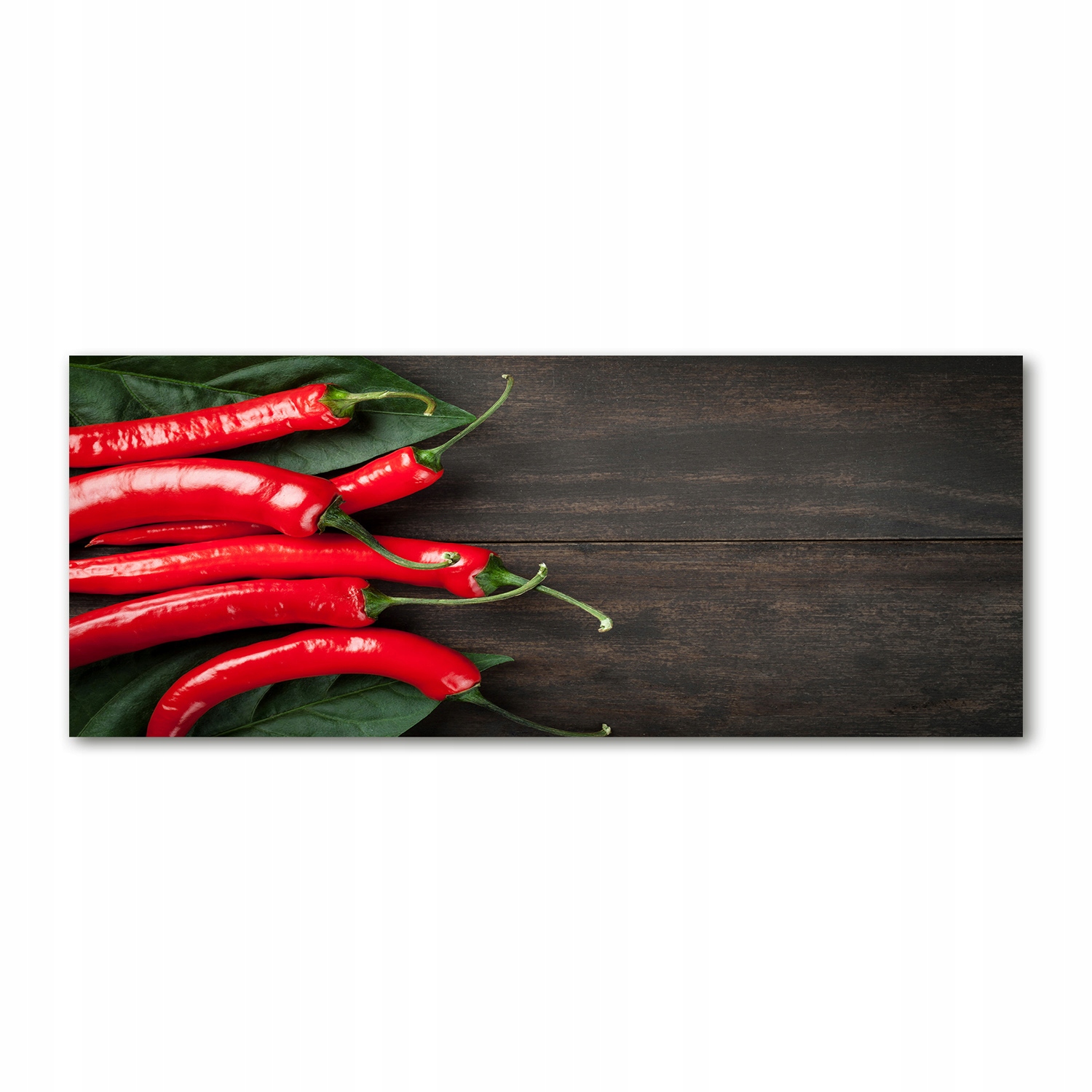 

Foto obraz szkło akryl Papryczki chilli 125x50 cm