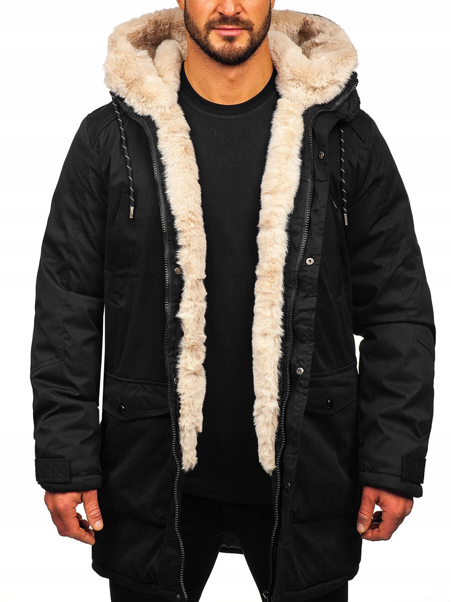 Zimní Bunda Parka Pánská Černá 5M120 DENLEY_2XL