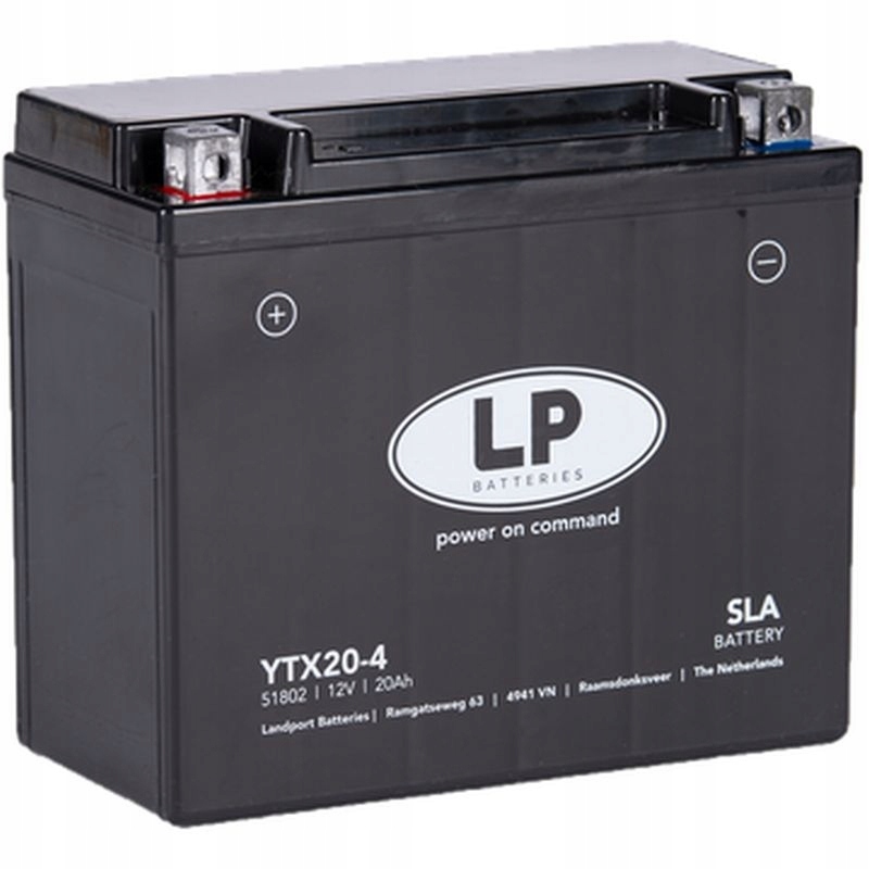 Landport Batéria YTX20-4 (ms LTX20-4) (YB18A/YTX20-BS) 12V 20AH (175X87X
