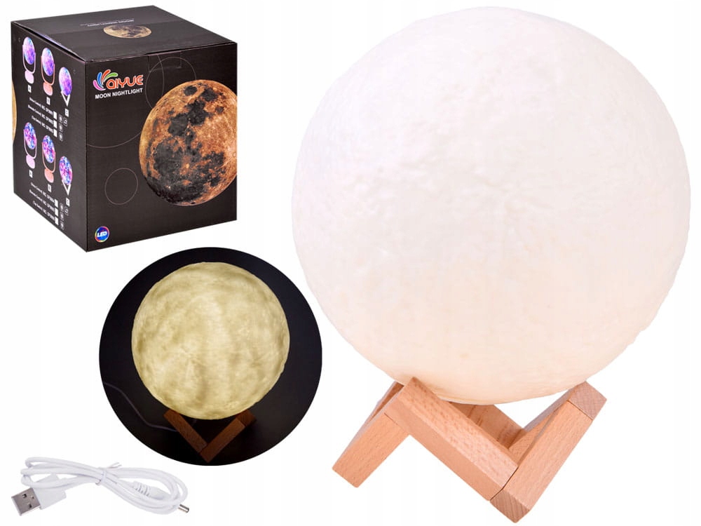 

Lampka nocna Księżyc Moon Light 3D 18cm Usb