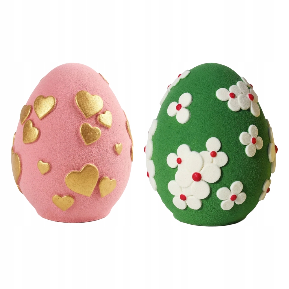 Levně Silikonová forma ručně vyrobená velikonoční Blooming Eggs 2 ks Dinara Kasko