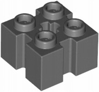 

Lego 90258 Klocek 2x2 szary ciemny Dbg Nowy (1g)