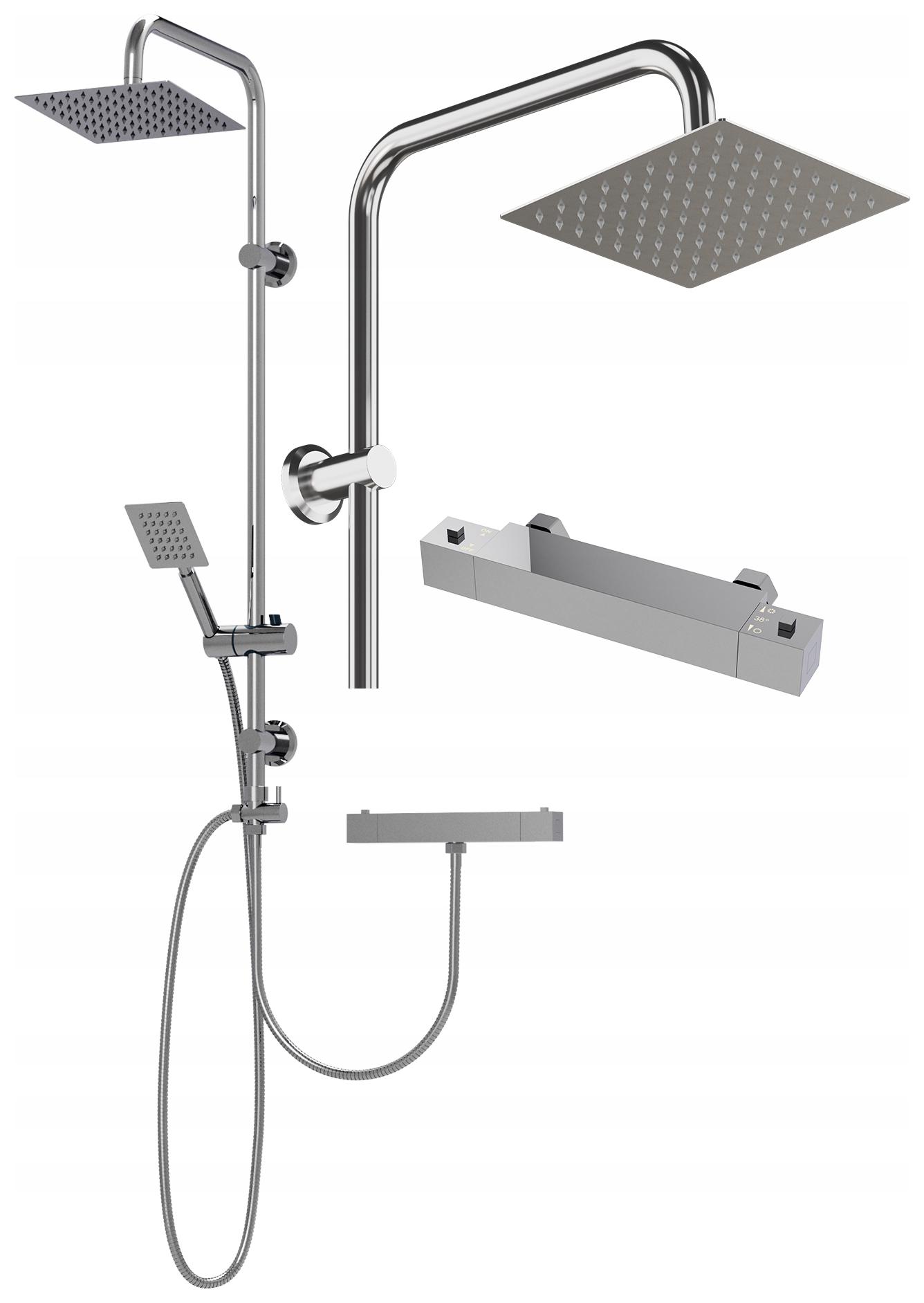Sprchový Set Na Omietku Dažďová Sprcha Termostatická Batéria Do Kúpeľne Tugela