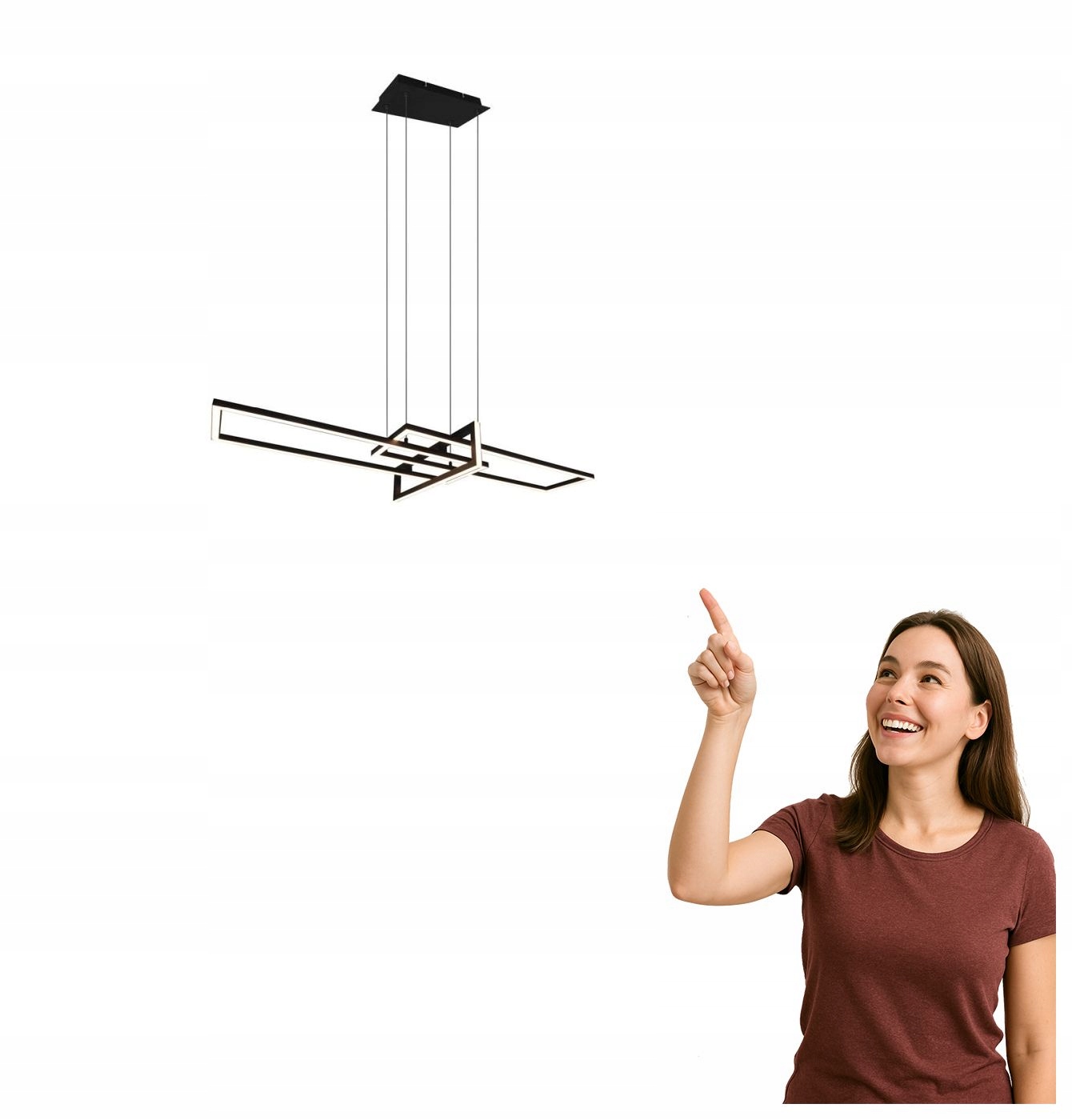Led závesná lampa 34W Salinas 320310332 Trio