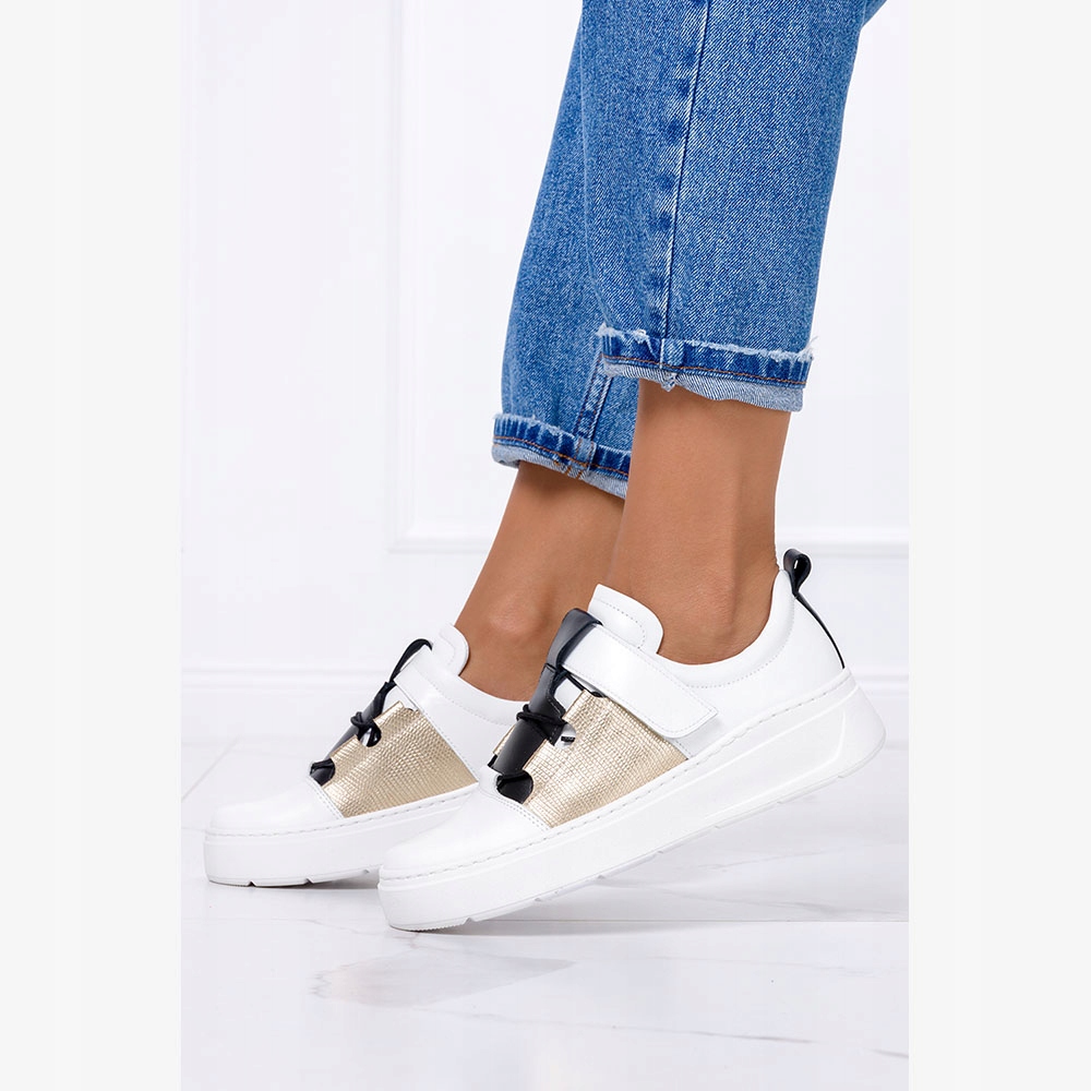 DAMSKIE CREEPERSY NA RZEP SKÓRZANE TRAMPKI PL r 40 Marka Casu