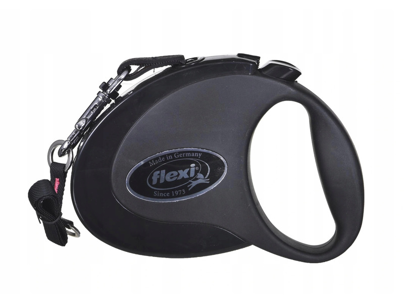 Smycz Flexi Style M (5 m 25 kg) Czarny