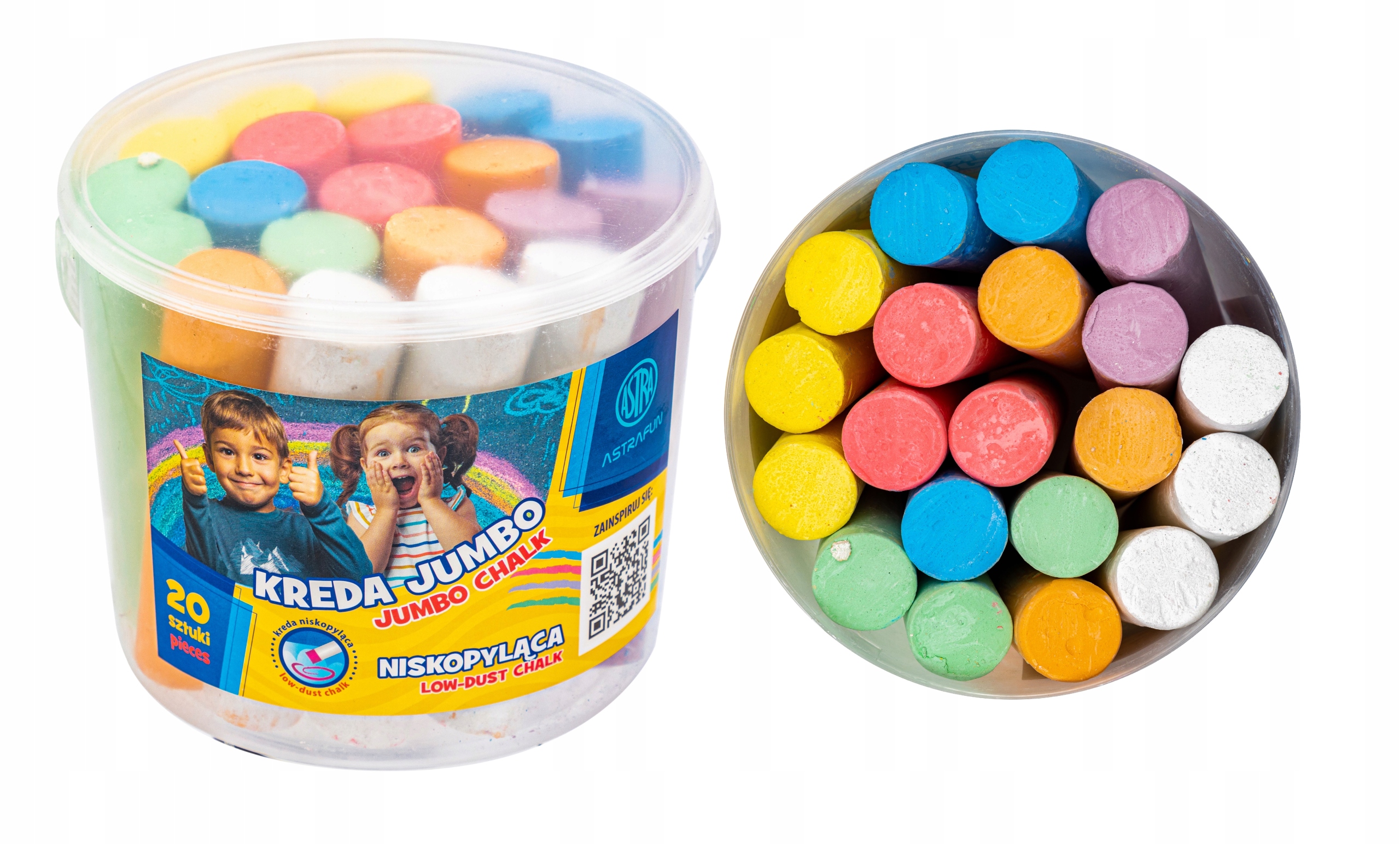 

Kreda Chodnikowa Kolorowa Jumbo 20 szt