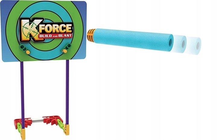 KNEX KFORCE 47518 STRZAŁKI Z TARCZĄ 10 SZTUK NERF Kod producenta 415018.24