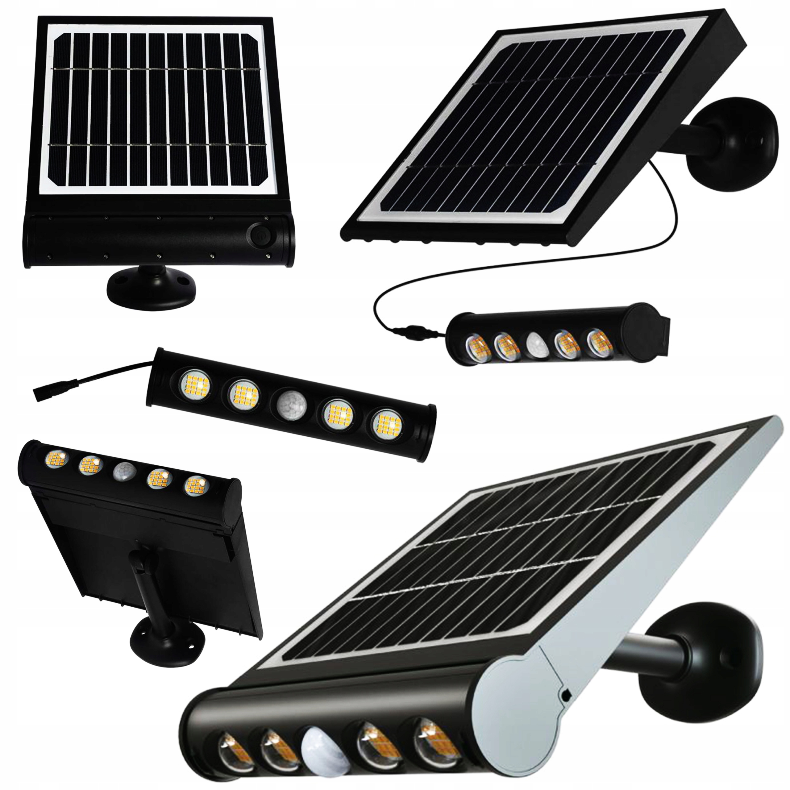 Halogénový Osvetľovač Led Projektor Solárny 8W 950lm Senzor