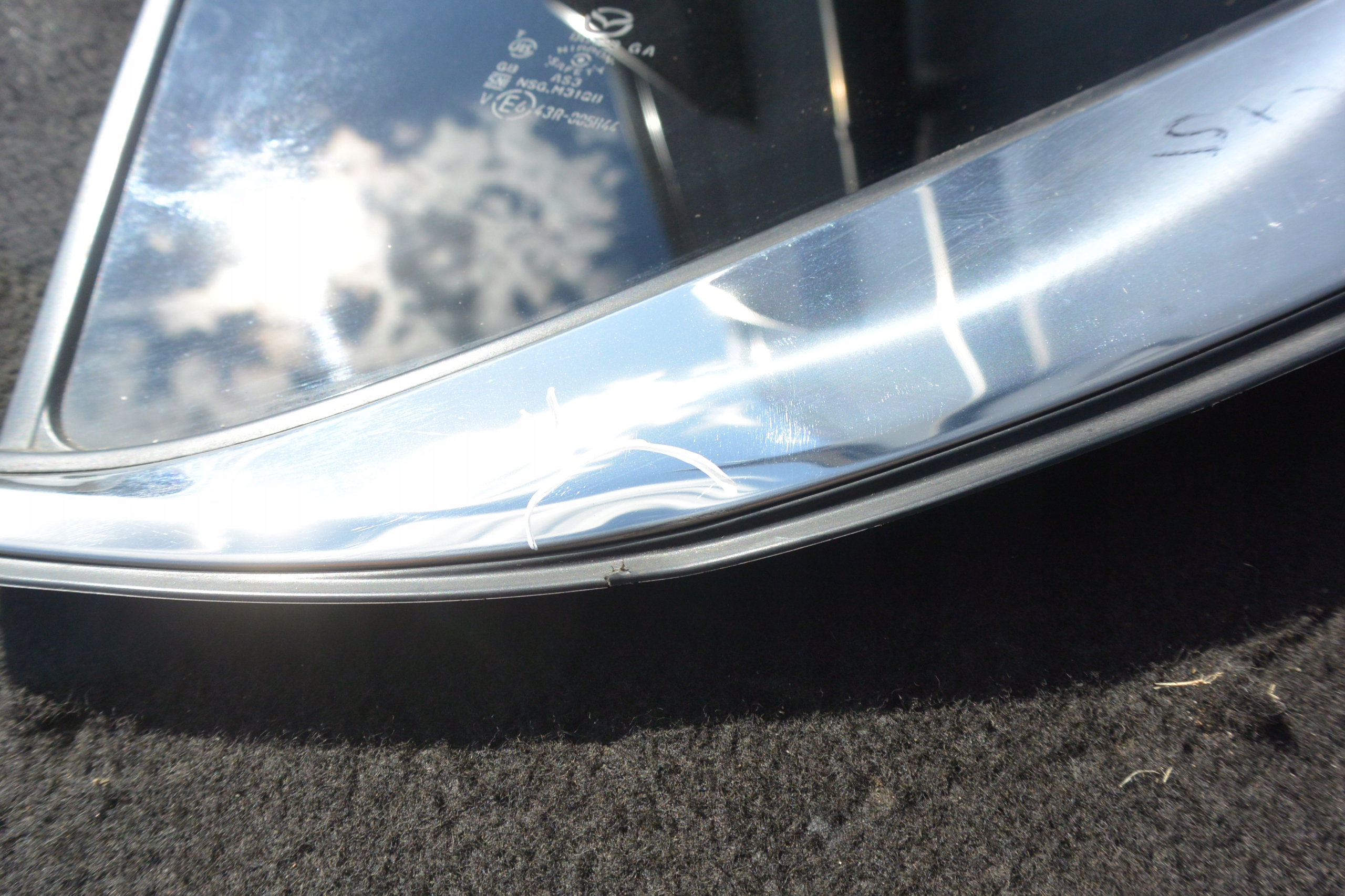 window bodywork left rear part CHROM MAZDA CX5 II 17R