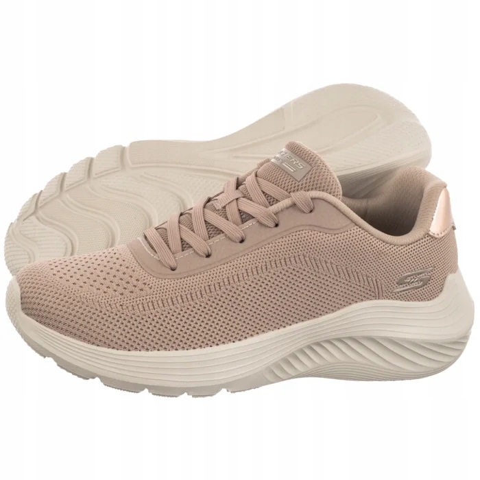 Dámské sportovní boty Skechers Bobs Squad Waves Current 117679 Béžová