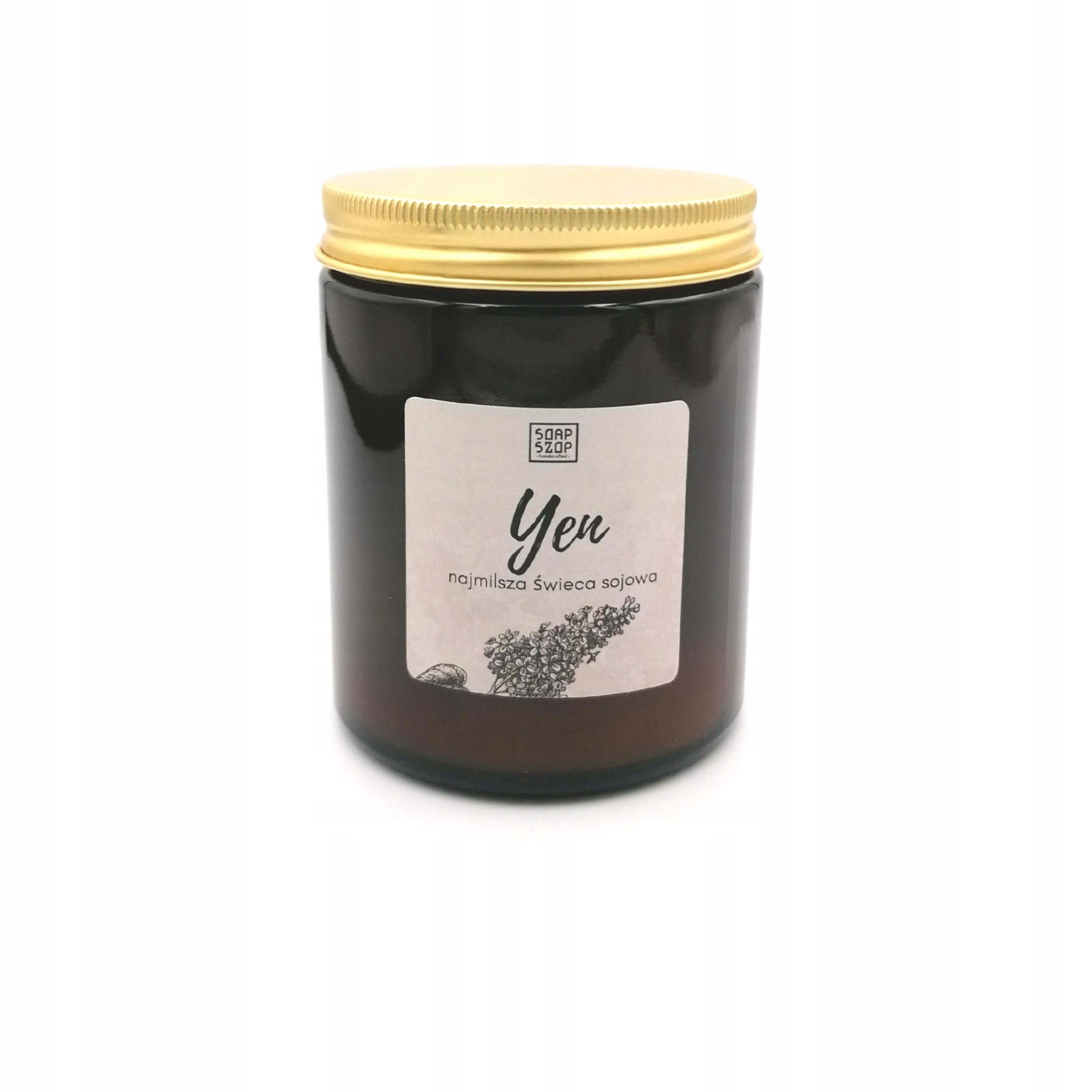 

Soap Szop świeca sojowa Yen zapach bzu i agrestu