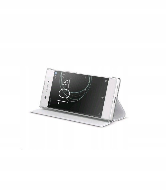Pokrowiec Sony Xperia XA1 Style Cover Stand SCSG30 Kolor biały