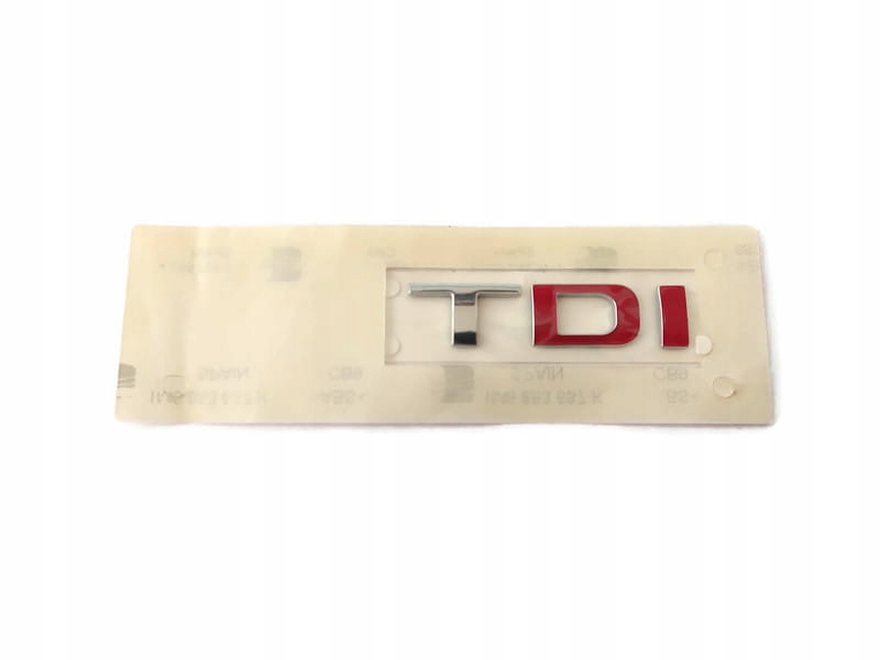 

Emblemat naklejka napis Tdi na klapę Seat