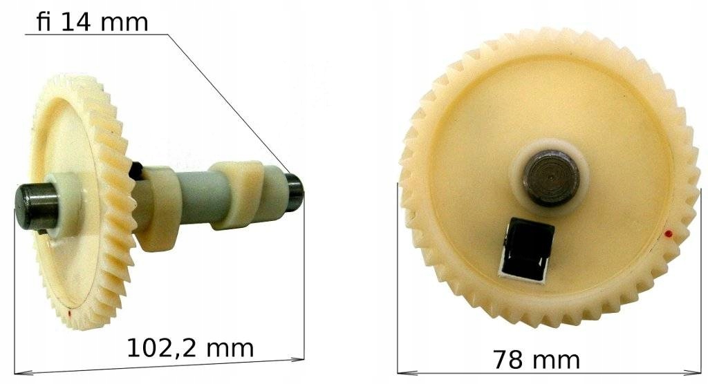WAŁEK ROZRZĄDU SILNIKA KOSIARKI NAC T475 DAYE DG-450 Marka inna