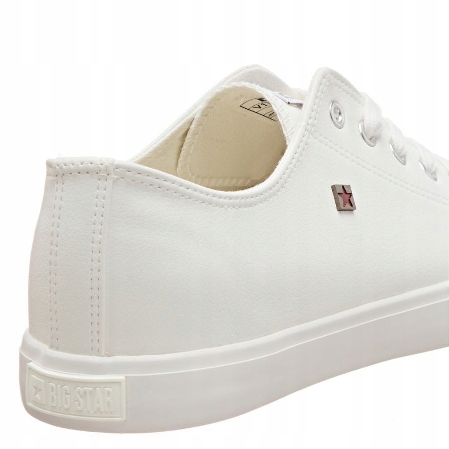 BUTY DAMSKIE BIG STAR TRAMPKI TENISÓWKI SPORTOWE NA CO DZIEŃ SKÓRZANE Rozmiar 37