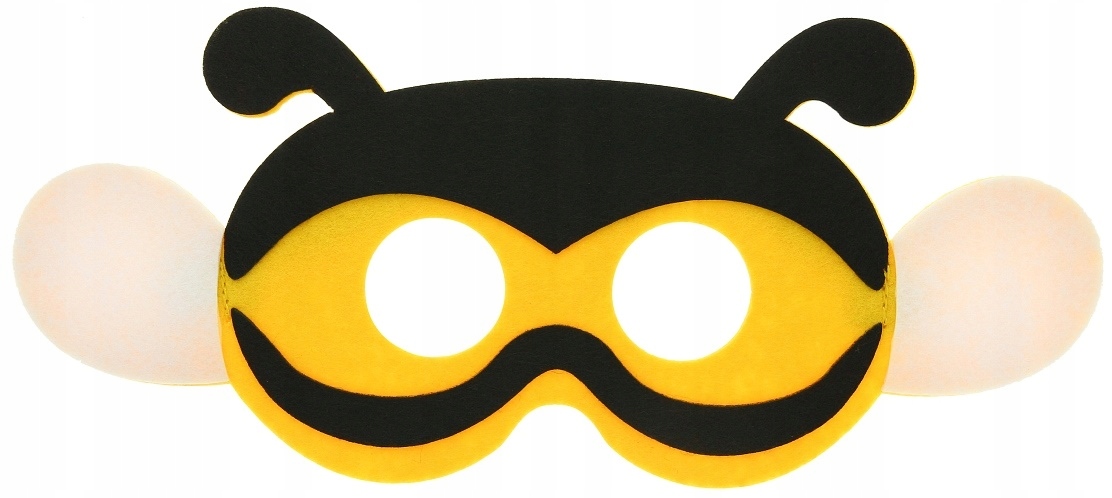 Maska Filcowa PSZCZÓŁKA Pszczoła Przebranie Strój