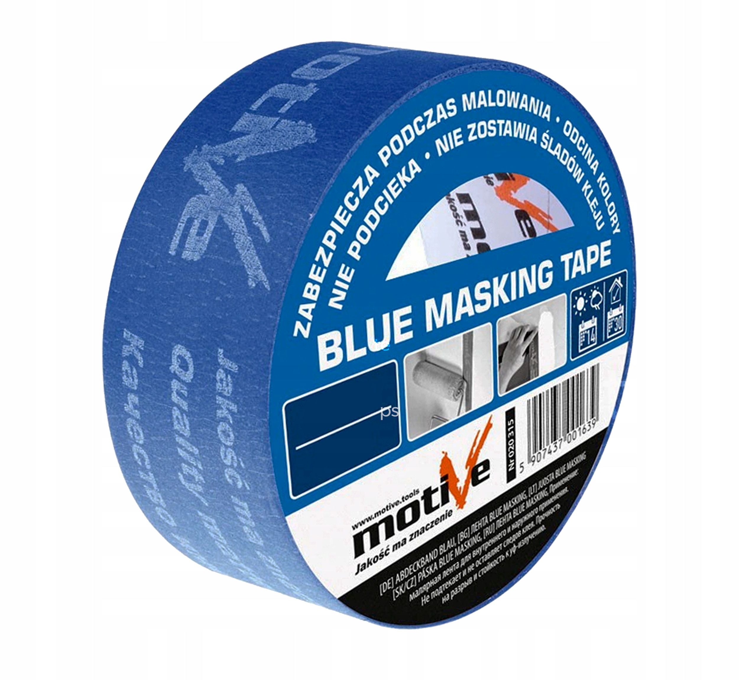 

Taśma malarska niebieska blue masking tape 25x50mb