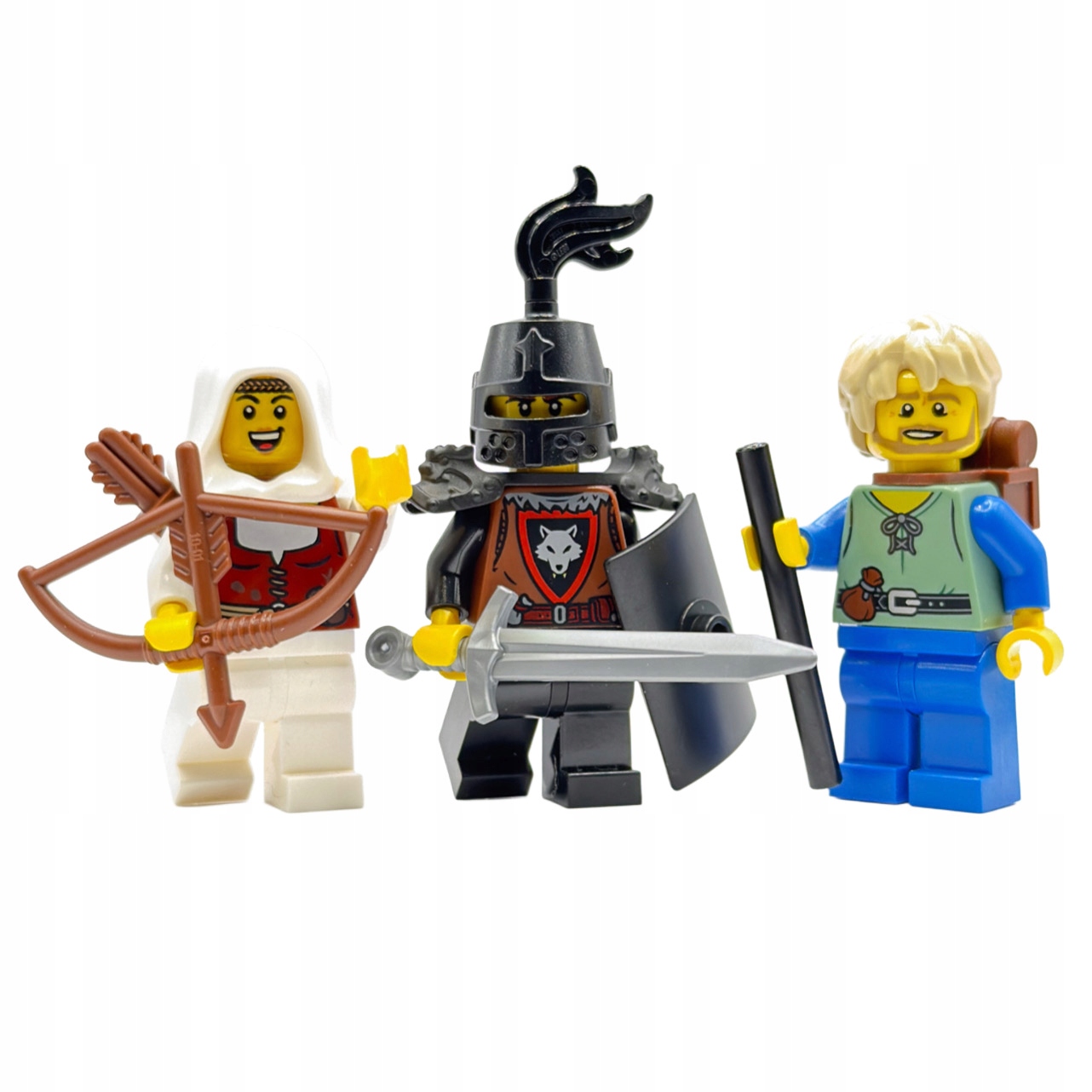 Lego Dárek k Vánocům, balíček figurek, středověk, Hrad 3 kusy