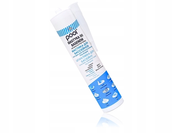 SILIKON KLEJ uszczelniacz masa do basenów POOL