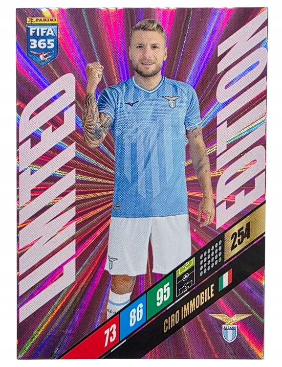 Karty Piłkarskie do albumu Panini Fifa 365 2024 Limited Immobile (ss Lazio)