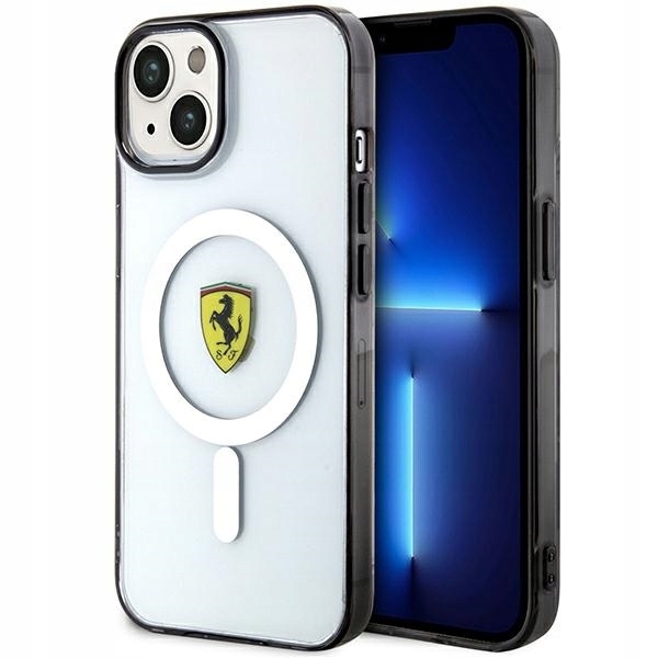 Pouzdro Ferrari FEHMP14SURKT pro iPhone 14 6,1" průhledný transparentní