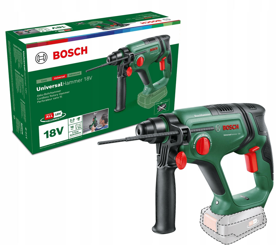 

Akumulatorowy Młot Bosch UniversalHammer 18V Sds