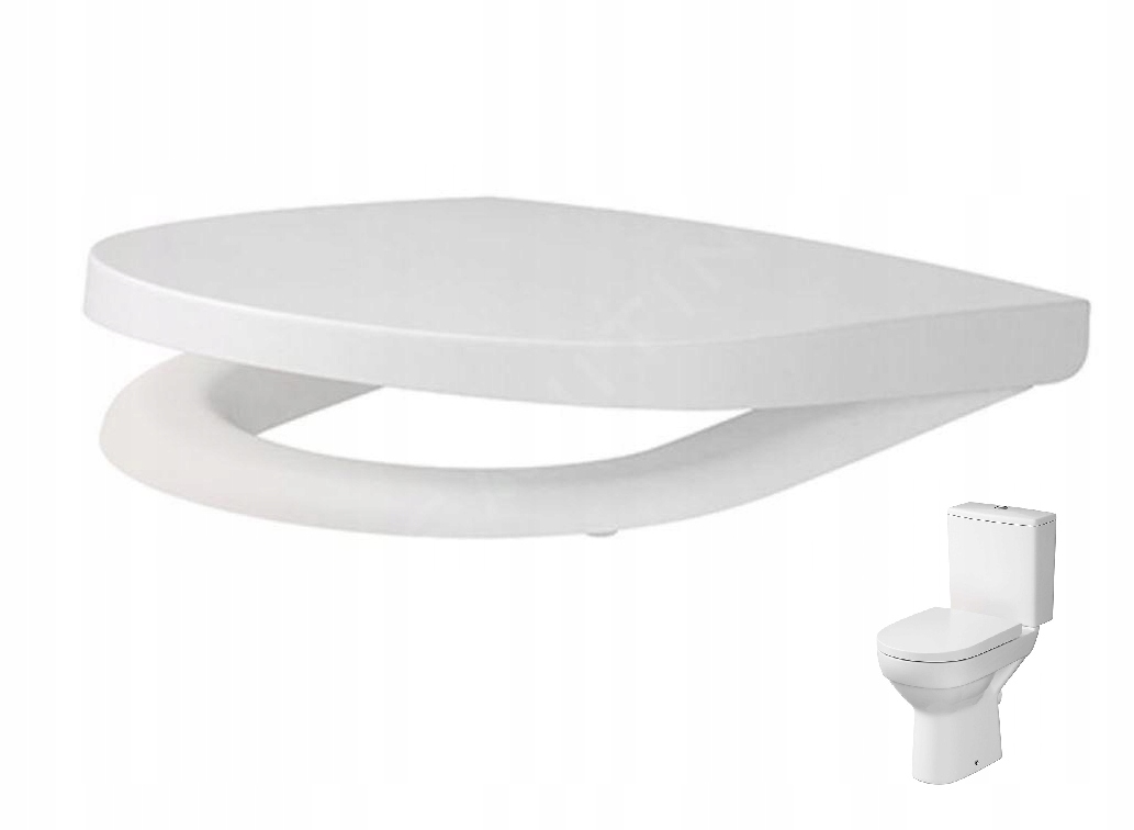 Duroplastová Deska Cersanit City Oval Antibakteriální K98-0128