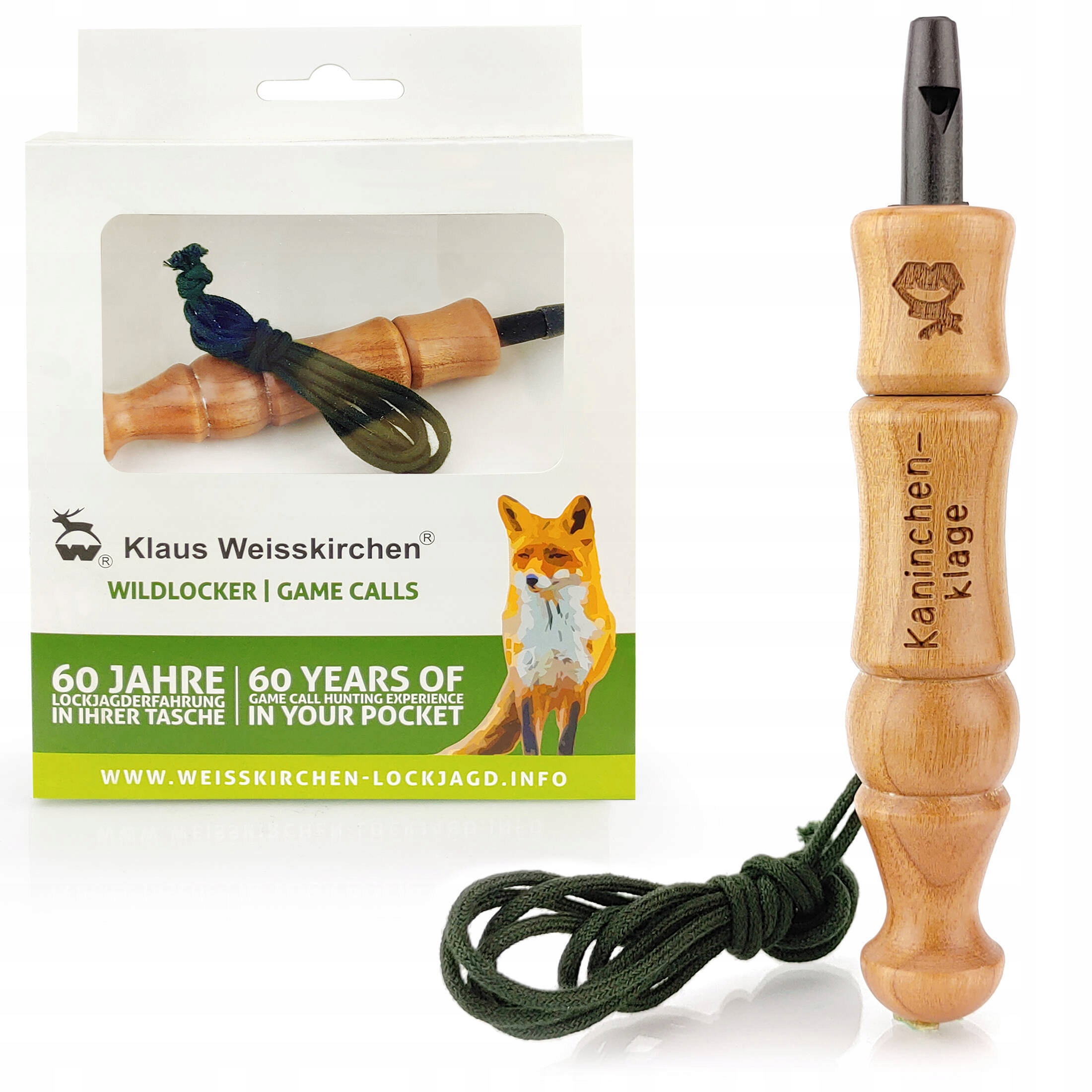 Zvuková návnada na lišky králičí knírače pískání myší Weisskirchen 510503