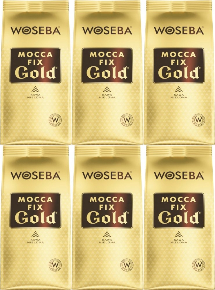 Kawa mielona Woseba Mocca Fix Gold 250g x6