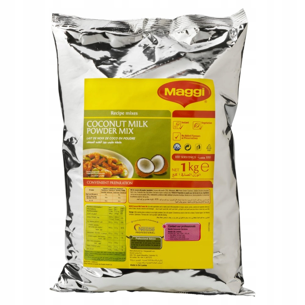 Mléko kosové v prášku Coconut Milk Powder Maggi 1 kg