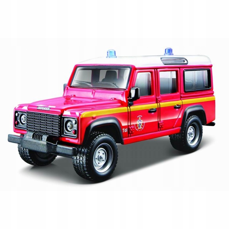 

Bburago 1:50 Emerg. Land Rover Defender 110 Straż