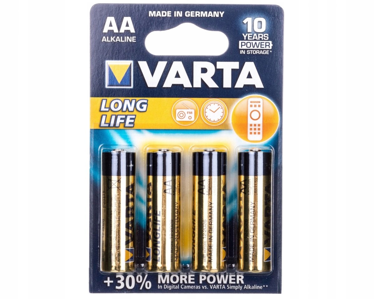 

Bateria alkaliczna LR6 Aa Longlife /4 szt./