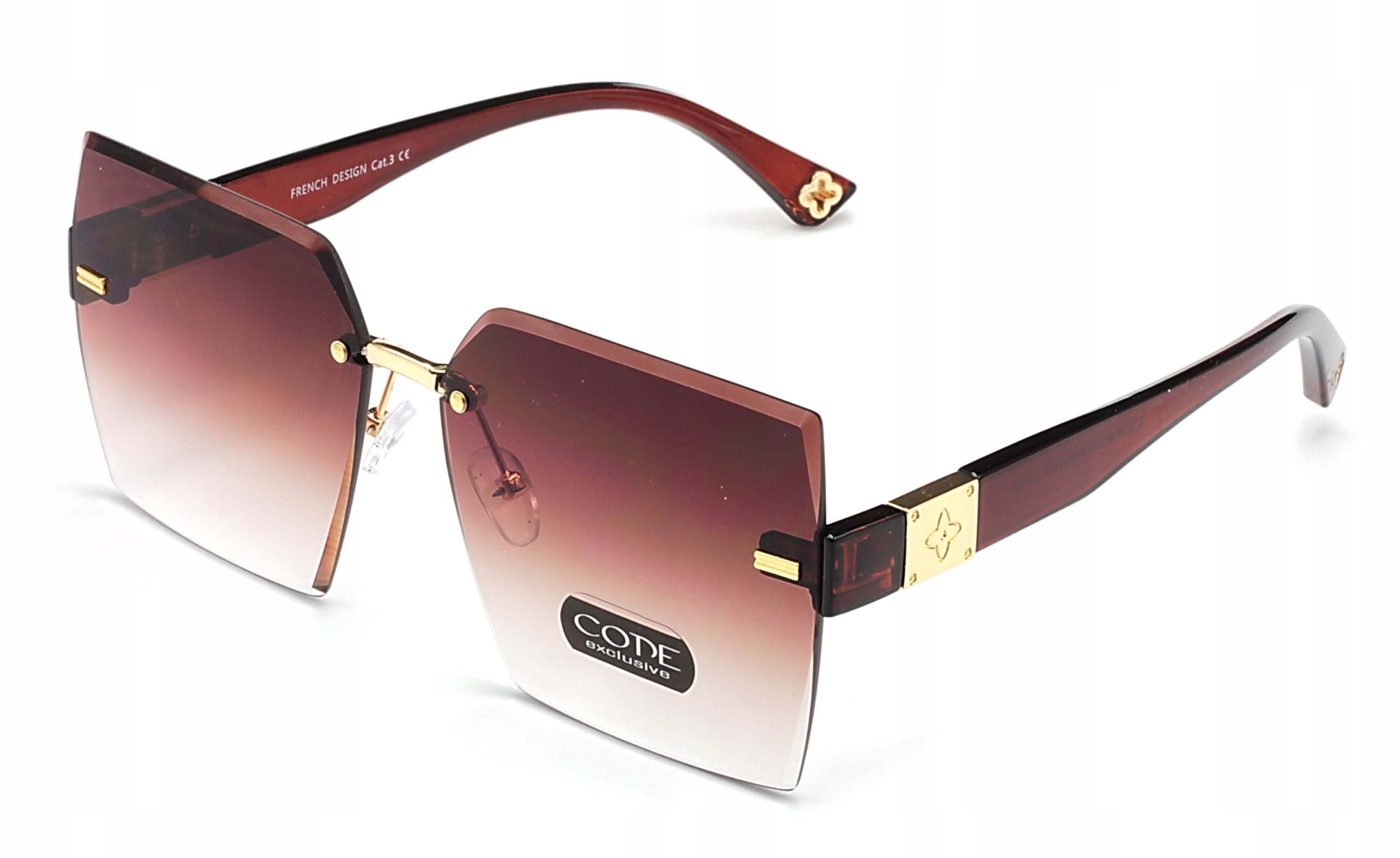 Okulary Przeciwsłoneczne Damskie Cieniowane Uv 400