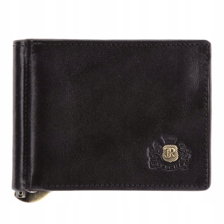 Elegantní kožená peněženka na bankovky Wittchen Da Vinci 39-1-391-391 černá