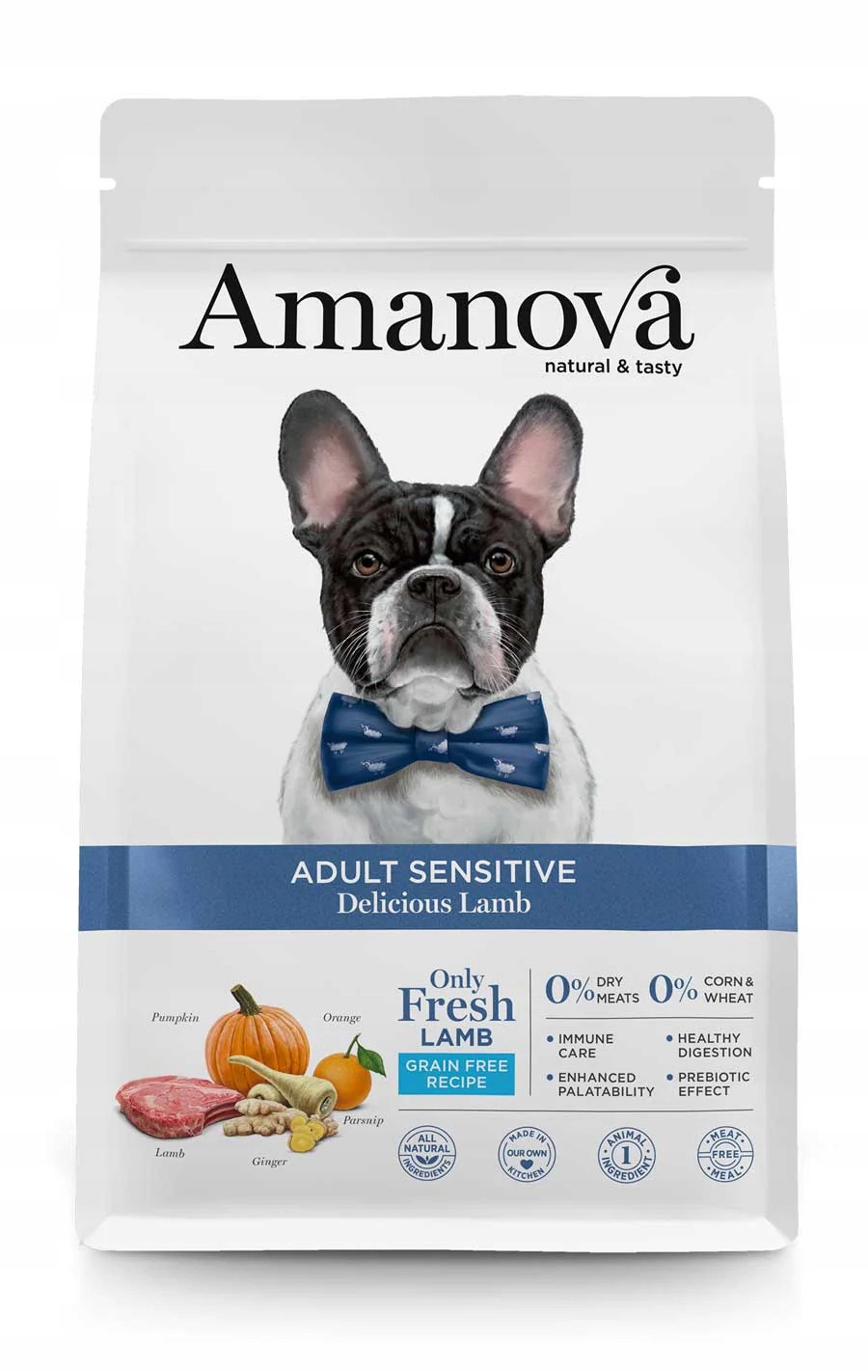 Levně Amanova Dog Adult Sensitive Delicious Lamb jehněčí maso 10 kg