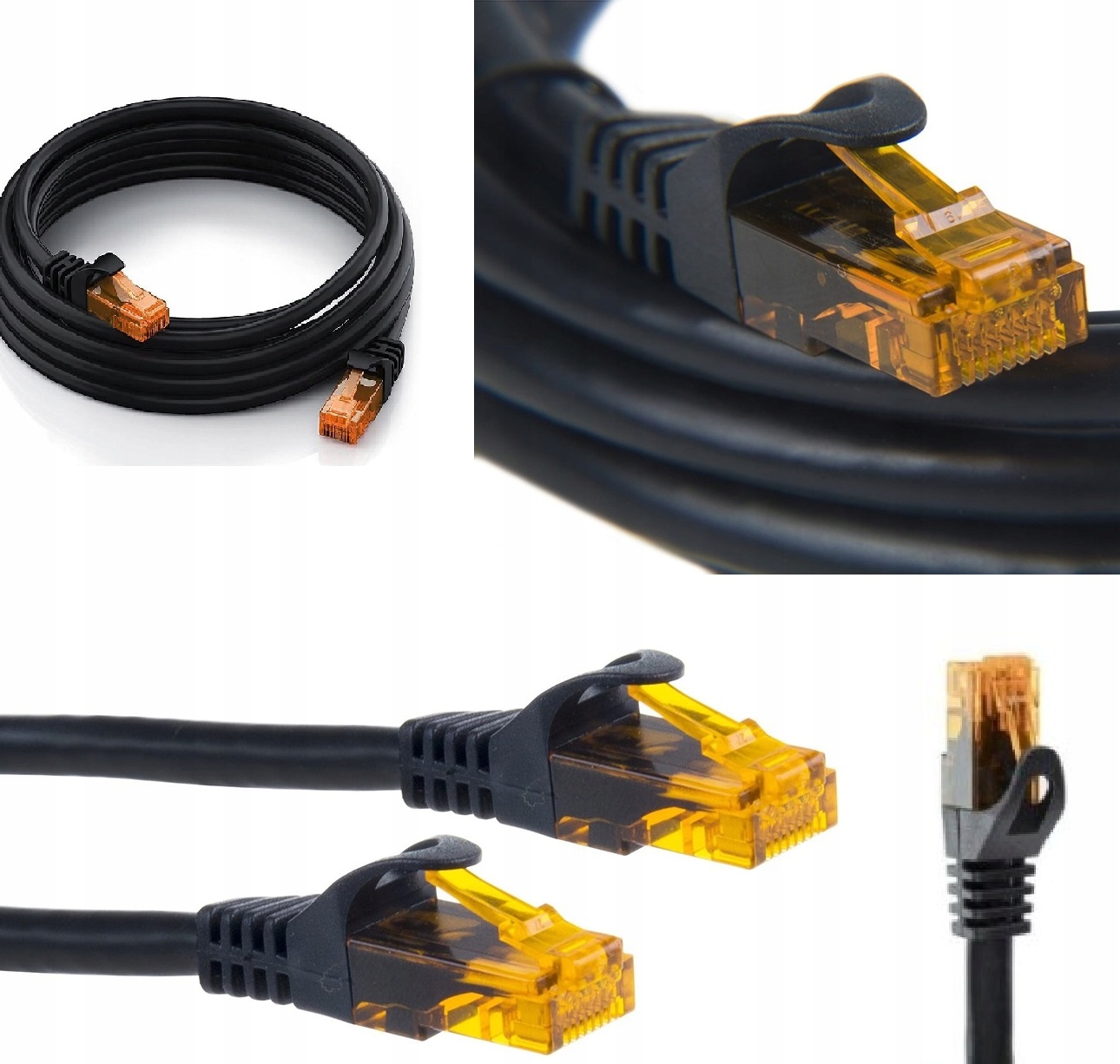 

Kabel Sieciowy Przewód Lan RJ45 CAT6 Ethernet 15M