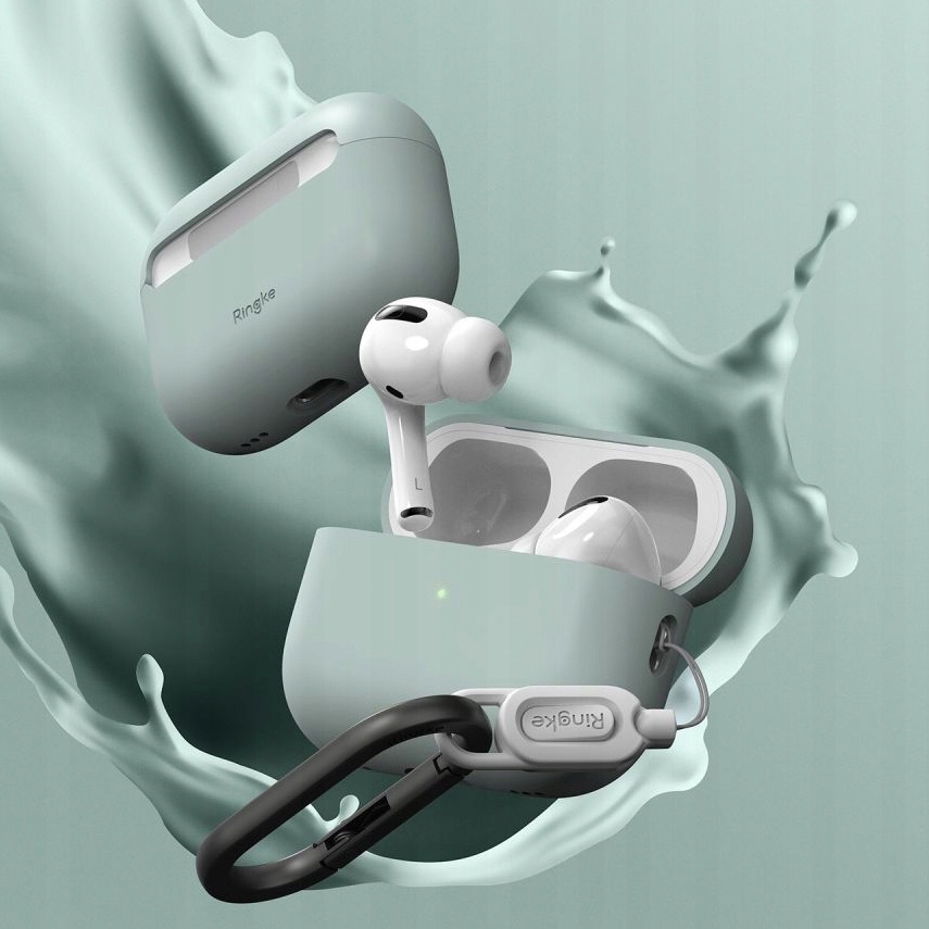 Etui do Apple AirPods Pro 1 / 2 Ringke, case cover Kolor dominujący zielony