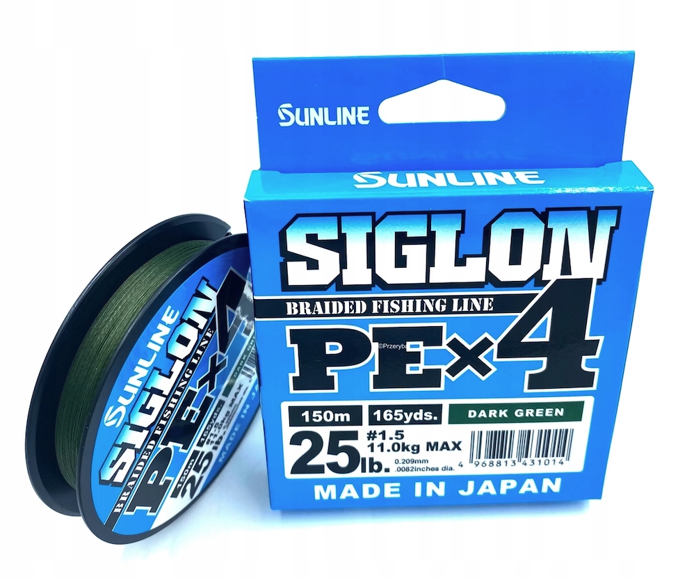 Sunline Siglon X4 Pe 1,5 150M Dark Green