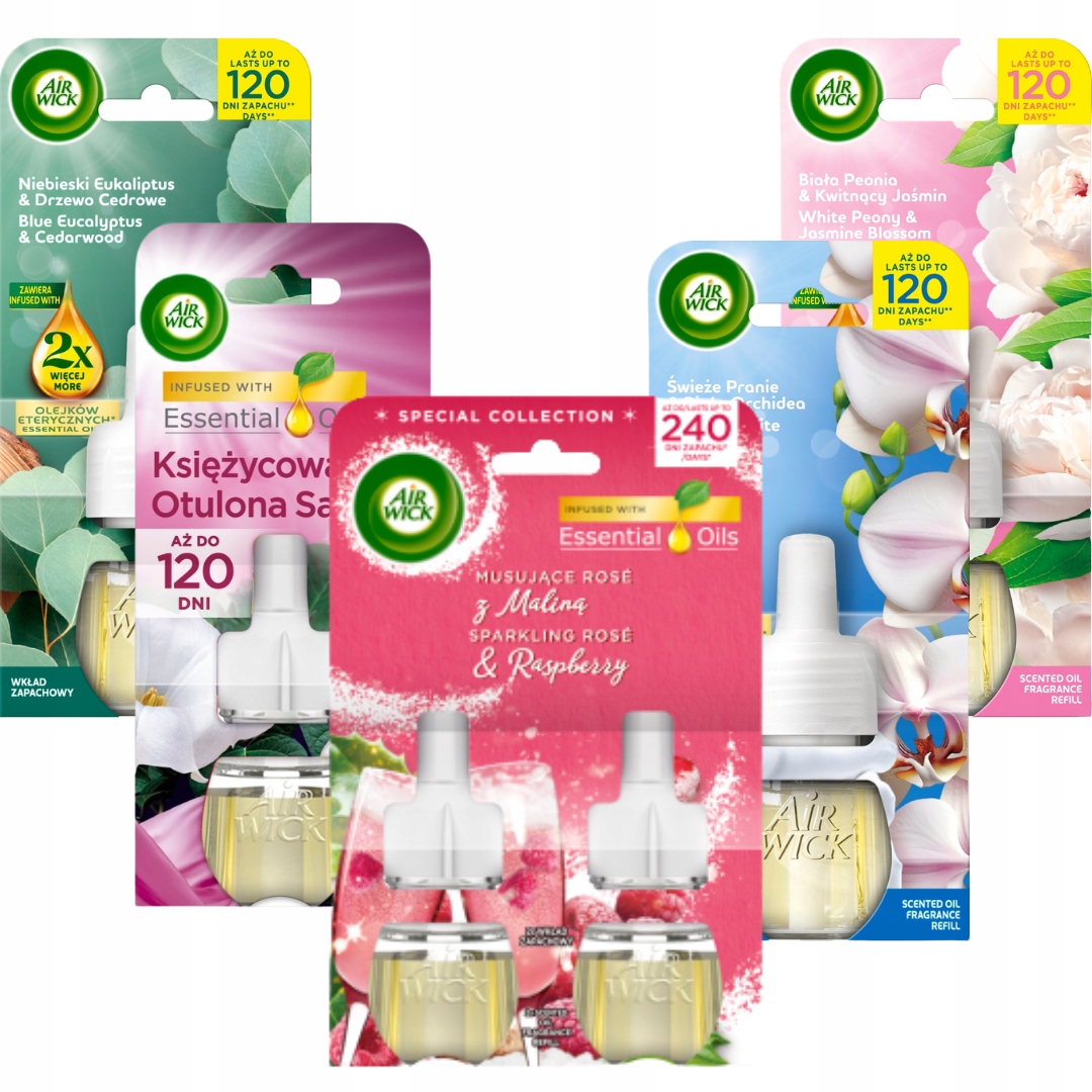 Air Wick Elektrická náplň MIX vůní Sada 6 x 19 ml