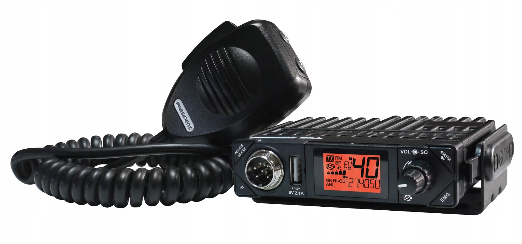 President Bill najmniejsze Cb Radio Asc