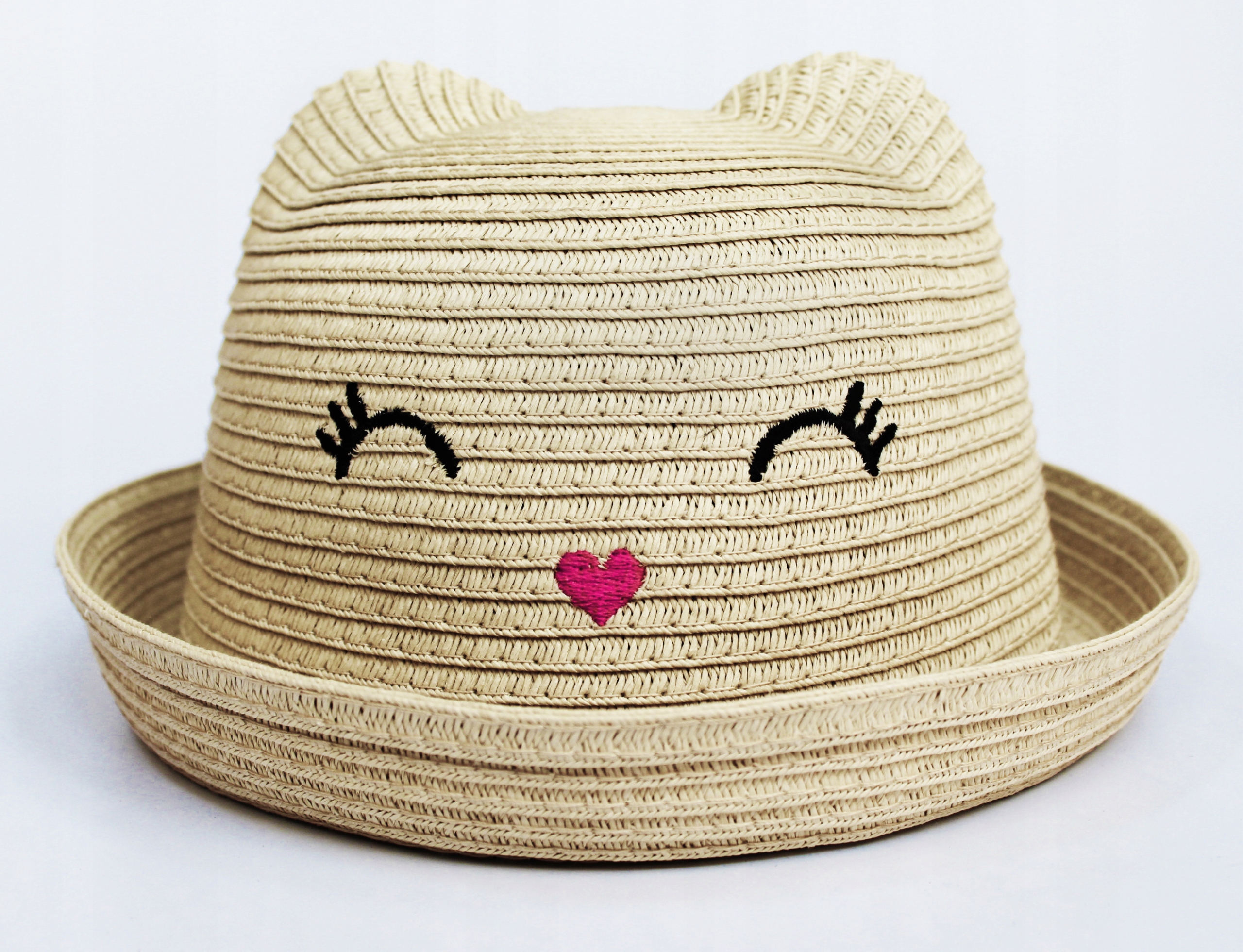 KAPELUSZ DZIECIĘCY LETNI PLAŻOWY SŁOMKOWY NA LATO KOLORY Rozmiar (obwód głowy w cm) 52