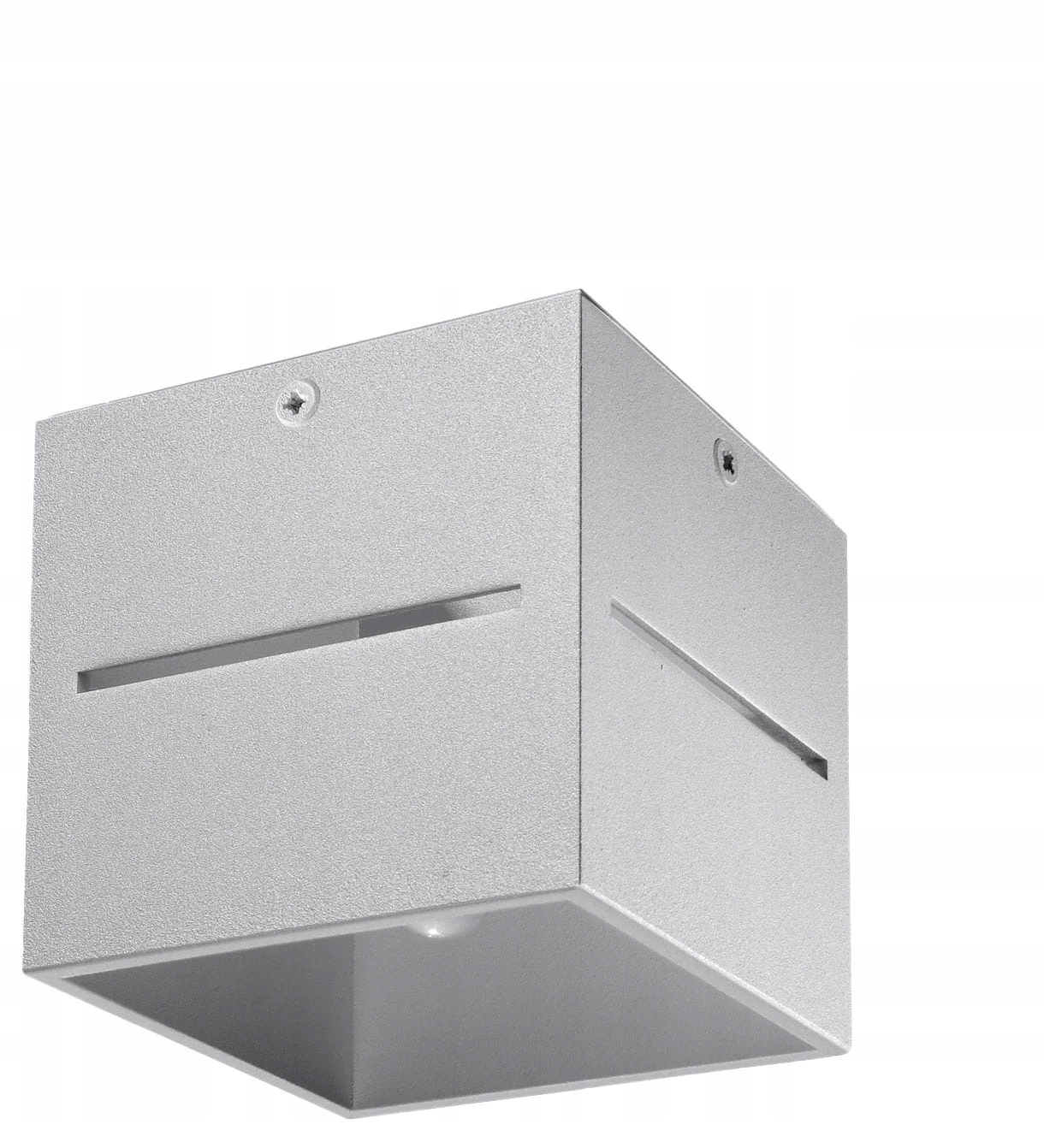 Stropní bodové svítidlo šedé čtvercové 10 cm moderní spot GU10 Sollux